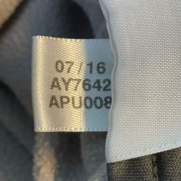 Vintage Adidas Climawarm Performance Fleece Pant Charcoal Gray Knit Pull-On XS‎ - Picture 7 of 7